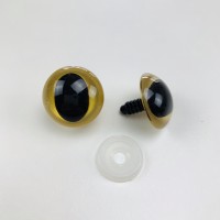 Očko zlaté 13,5mm, bezpečnostné - pár